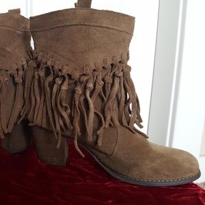 Sbicca Boots- Kathrin Fringe Boot Size 9